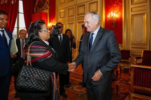 Madagascar - Entretien de Jean-Marc Ayrault avec son homologue (Paris, 4 mars 2016)