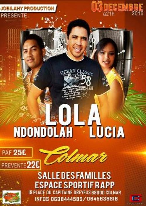 Lola Ndondolah Lucia Colmar 03/12/2016