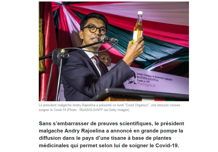CORONAVIRUS: C&rsquo;est en AFRIQUE qu&rsquo;on aurait trouv&eacute; le rem&egrave;de